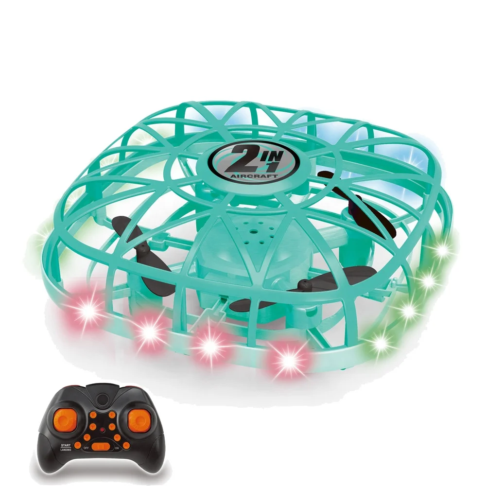 

2.4G gravity sensing rc light weight aircraft one key start/landing electric airplane aircraft flying mini ufo