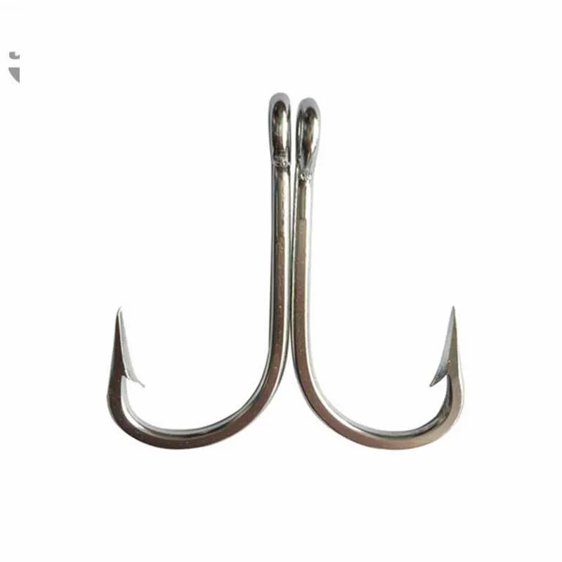 

TOPIND 7731 Big Game Stainless Steel Tuna Fishing Hooks for Saltwater Freshwater, Sliver