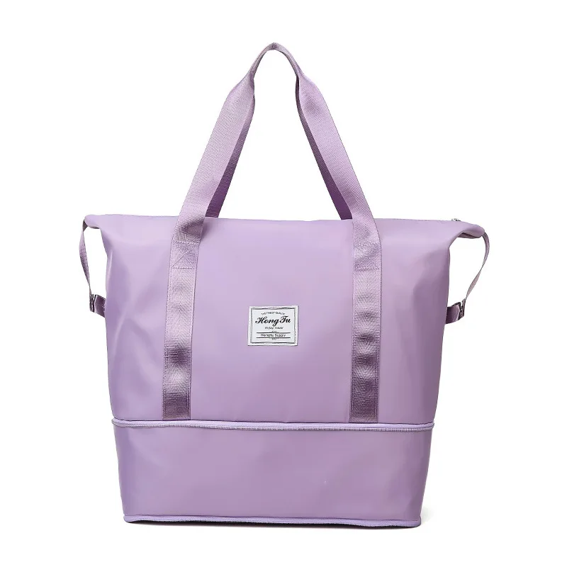 

Wholesale large capacity short distance business traveling duffel bag waterproof custom women fashion yoga gym bag, Mix colors