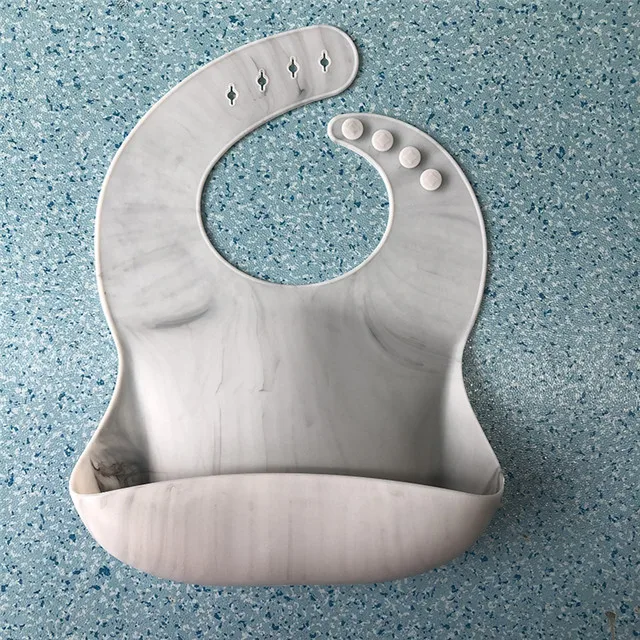 

Silicone Bib Waterproof Disposable Silicone Saliva Towel Baby Saliva Poet Disposable Bib, As show
