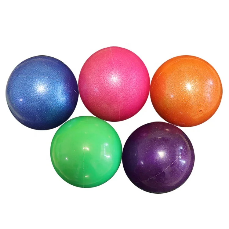 

Competition Exercise Glitter Rhythmic Balls / Rhythmic Gymnastics Ball Senior, Red, blue, purple, green, orange, gloden, sliver, yellow, pink