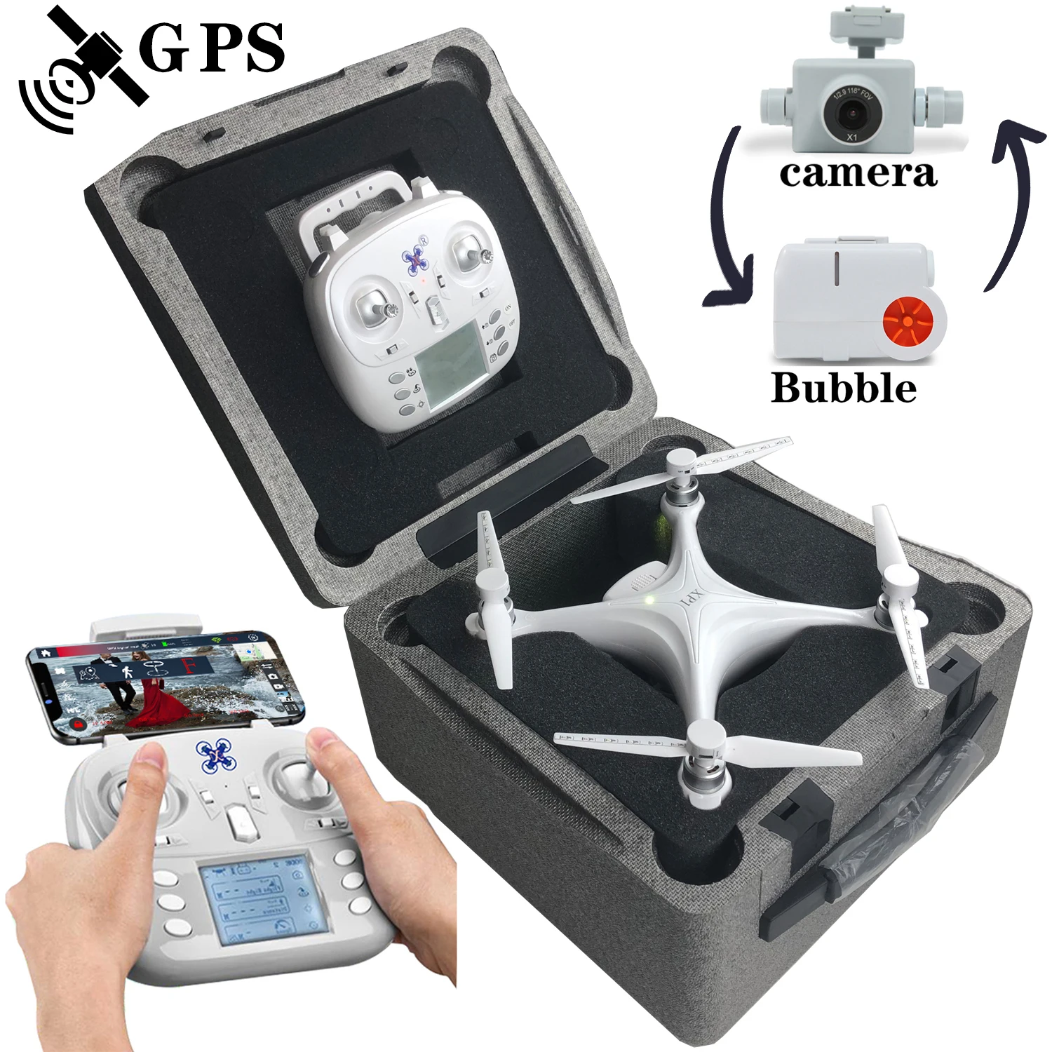 

2021 Global Trending on Amazons Online with wifi FPV Drone with 4K HD Camera and Wide-Angle Live Video Fixed Wing Drone