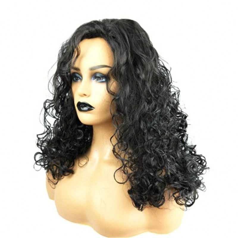 

Jhcentury Sexy Nightclub Women Wig Female African Small Curly Long Hair Curly Hair Wig