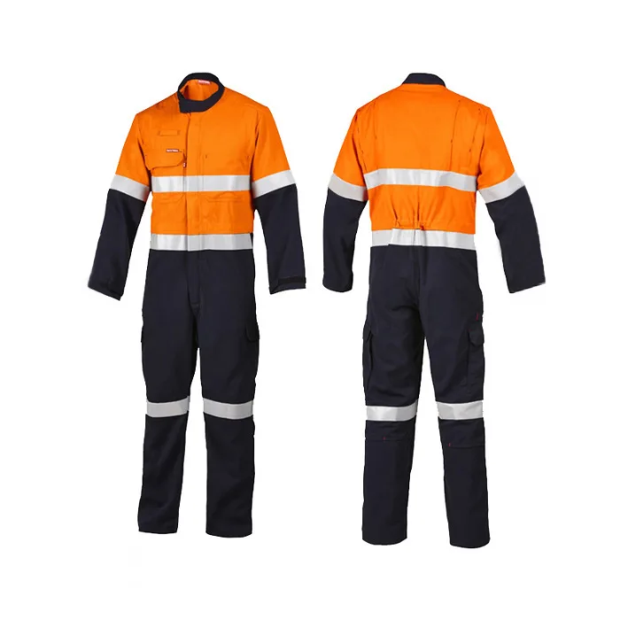 100 Cotton Two Tone Safety Mechanic Working Coveralls Buy Working