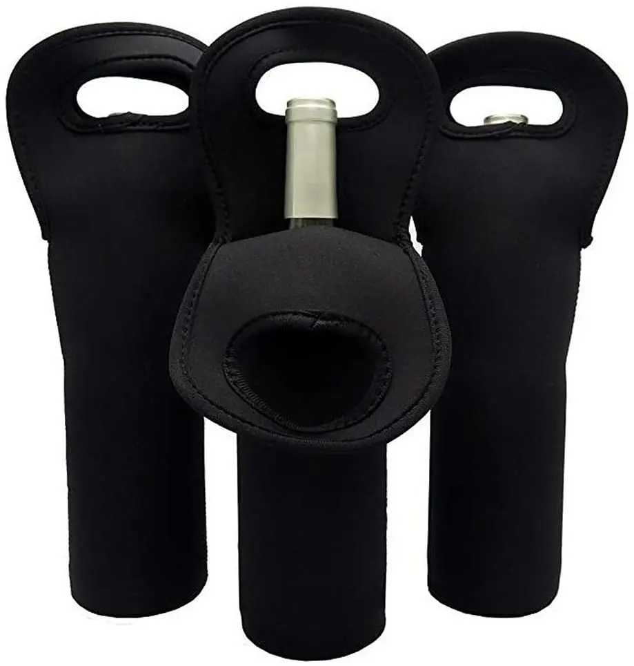 

2700345 Ready to Ship Wholesale Custom Size Durable Bottle Cover Neoprene Wine Bag.