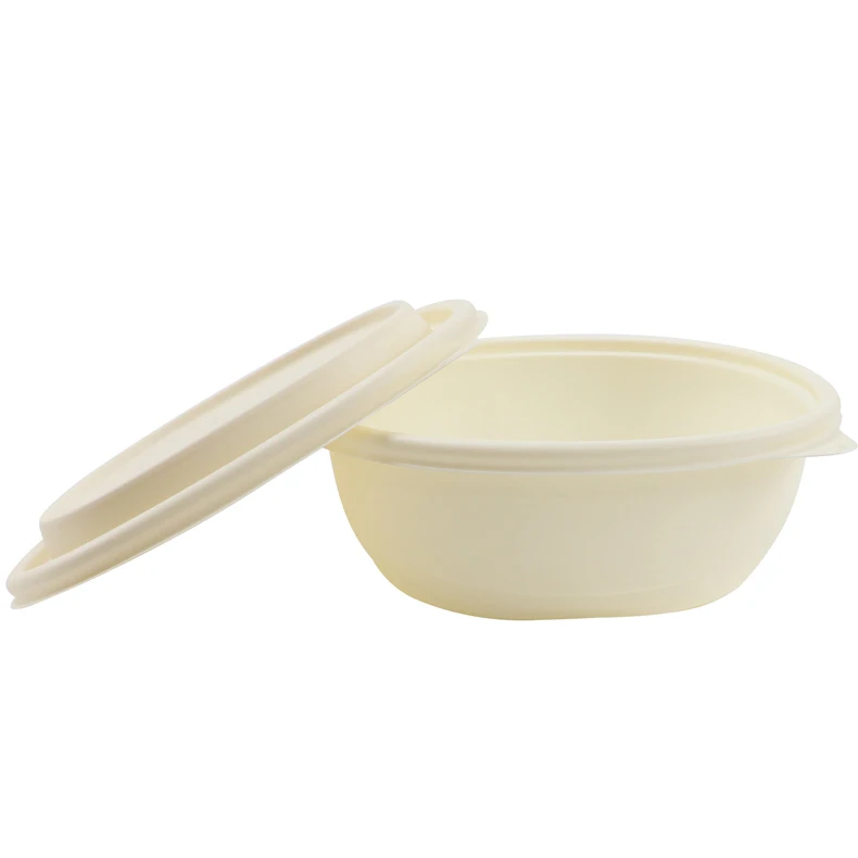 

new eco friendly food packaging lunch box takeaway biodegradable cornstarch bento meal box manufacturer