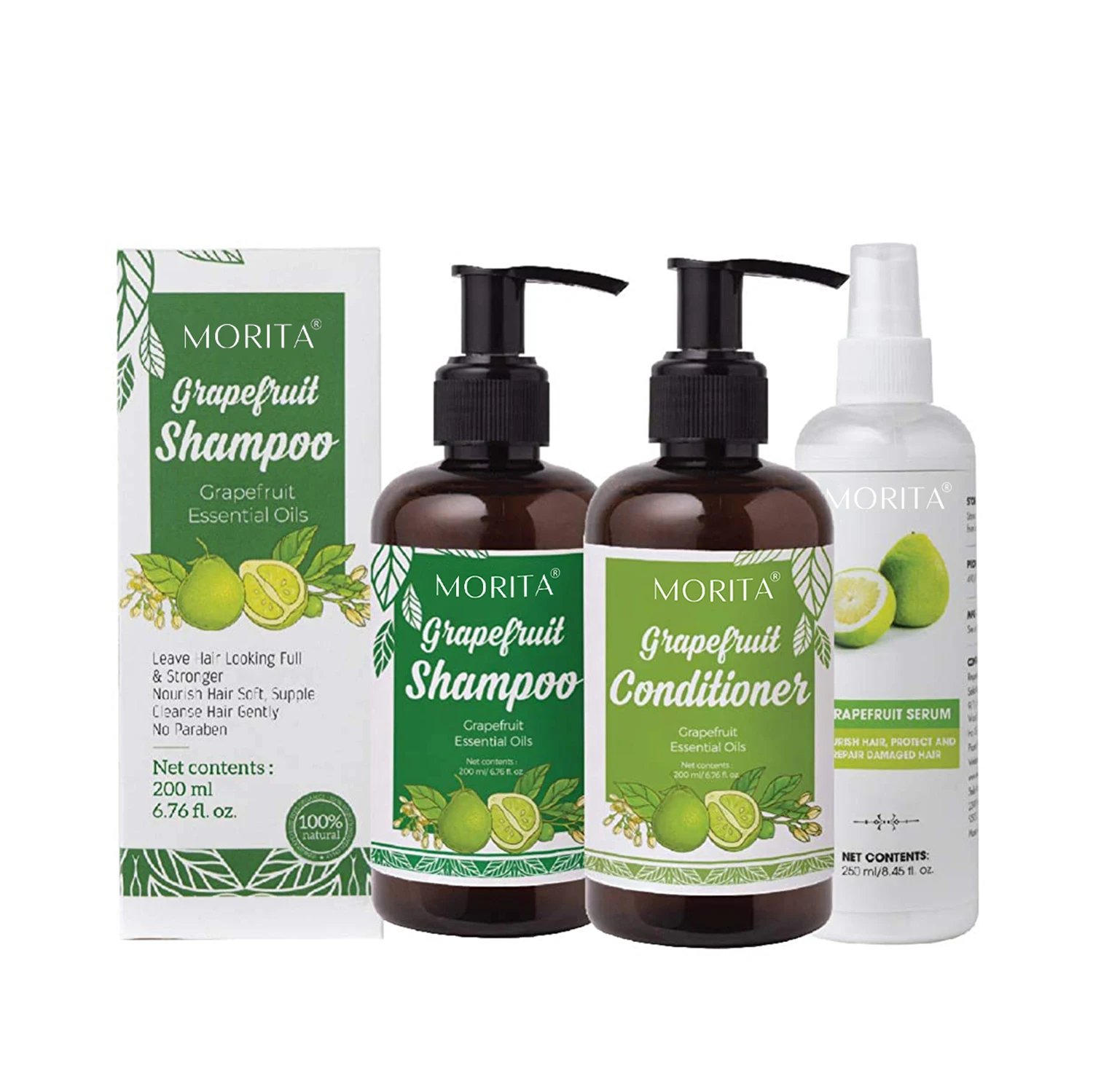 

Source Manufacturer Wholesale hair loss and stimulate hair growth Grapefruit Essential Oils Shampoo and Conditioner