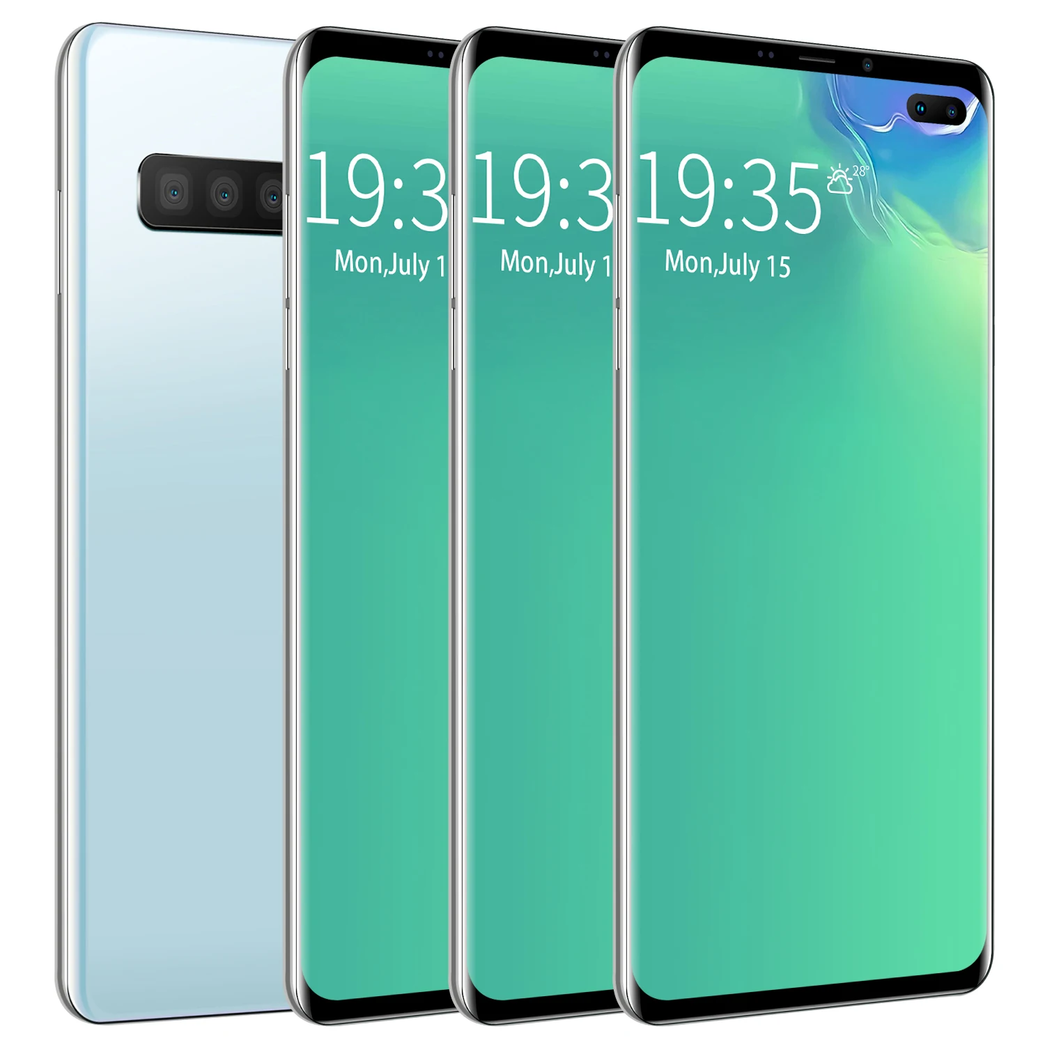 

Free shipping to USA UK 6.5inch full screen S10+ cell phone cheap price android mobile phone low cost 4g phone
