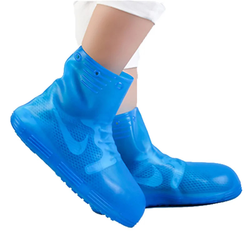 

Large Size non Slip Silicone rain shoe waterproof rubber Shoe Covers, White, black, blue, green, red, orange, purple, customized.