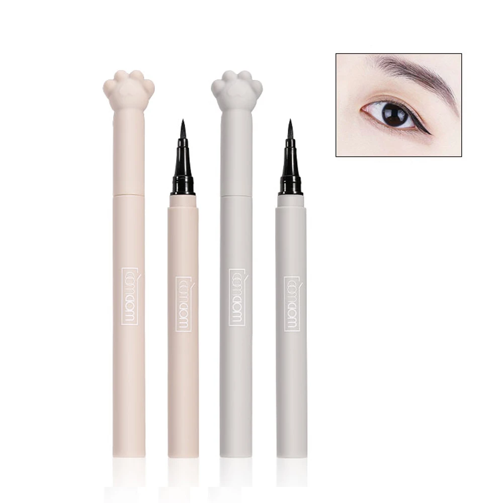 

2019 new listing 3 seconds quick-drying long-lasting not blooming black eyeliner waterproof anti-drop makeup liquid eyeliner