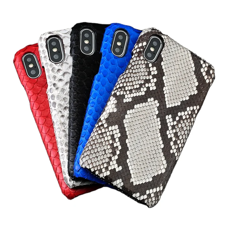 

Genuine Python luxury protective case for iphone x 8 8plus 7 7plus 6 6s 6splus 9 xs plus High-end anti-fall durable phone case