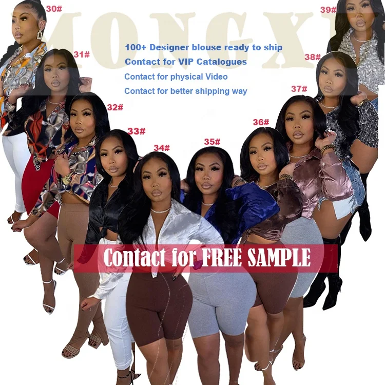 

Trendy Fall Turndown Collar Button Up Long Sleeves Blouse Elegant Women Designer Tops Shirt