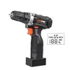 digital display powerful motor speed adjustable 25V cordless impact dril