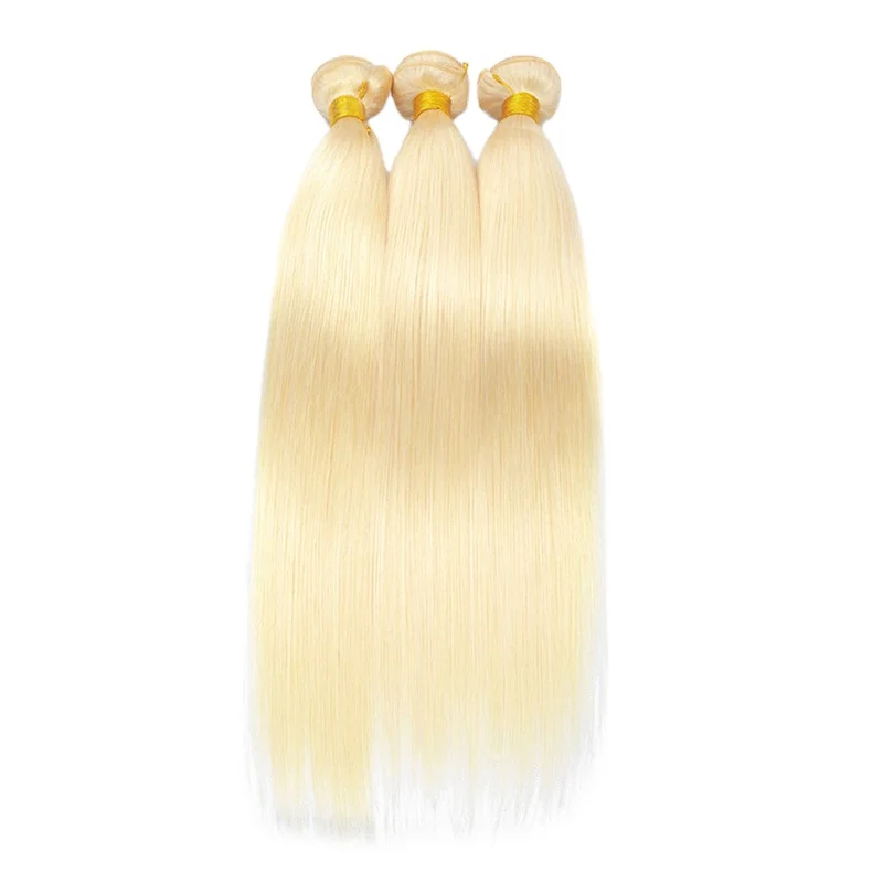 

Mellow Waves Malaysian Hair 613 blonde color human Virgin straight Weave Hair Extensions 613 Straight Hair Bundles, Beauty color #613