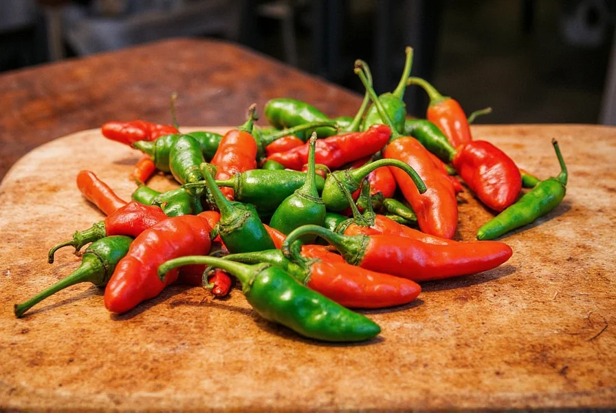 Serrano pepper plants in a garden