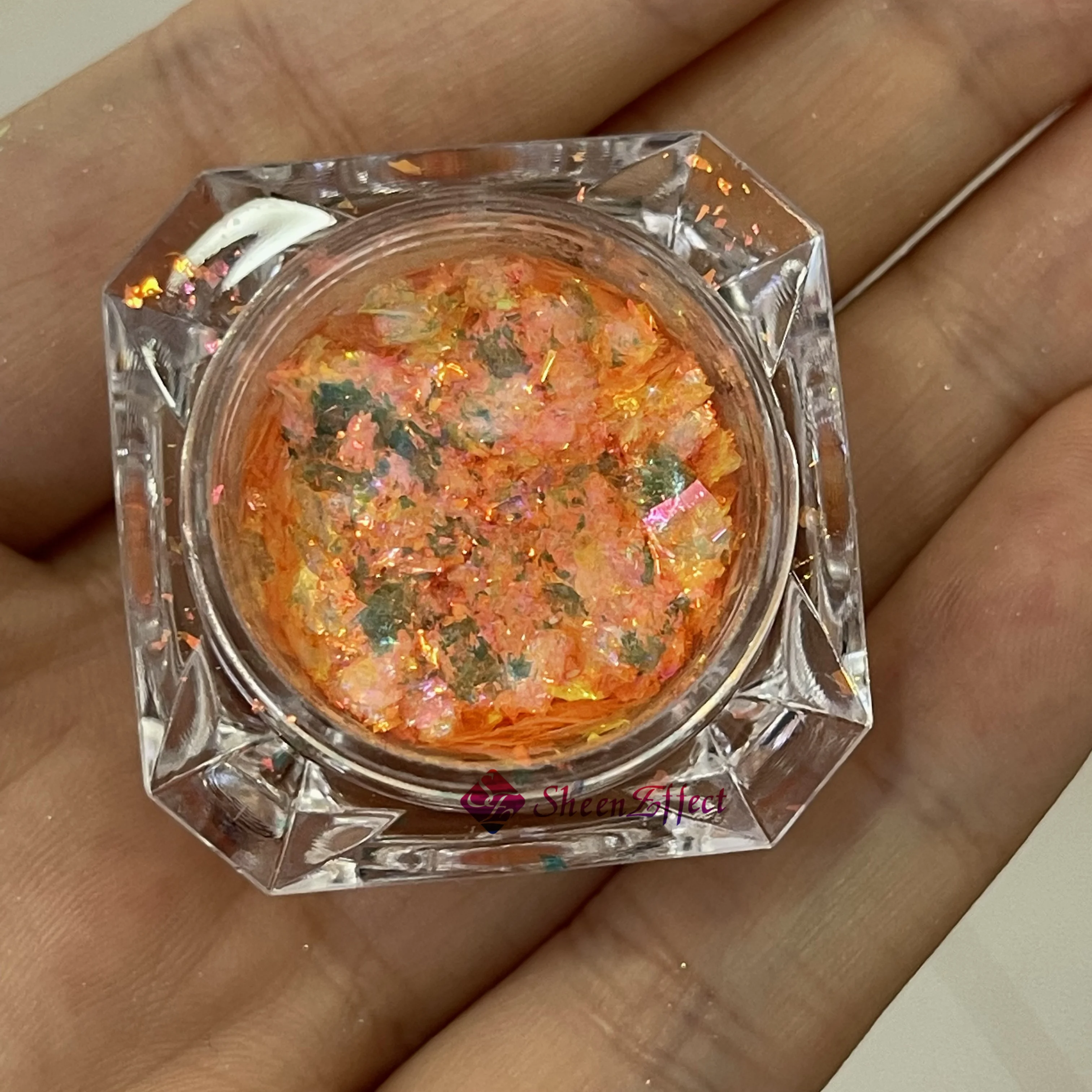 

Fairy iridescent chameleon pigment flakes for Cosmetics colored foil chameleon multichrome flakes eyeshadow, Multi-color