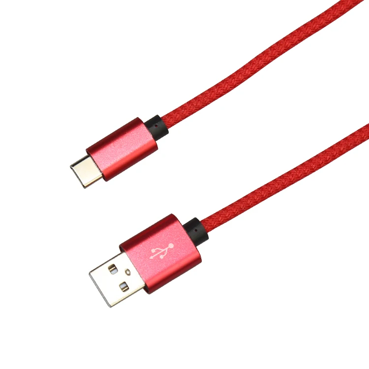 

Nylon braided fast charging USB Type C cable 3.0 USB C for Huawei Samsung data cable charging Micro USB cable, Black