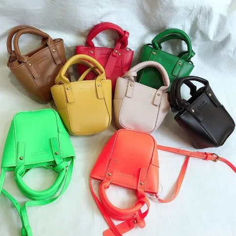 

Little Kid Girl PU Material Mini Bag