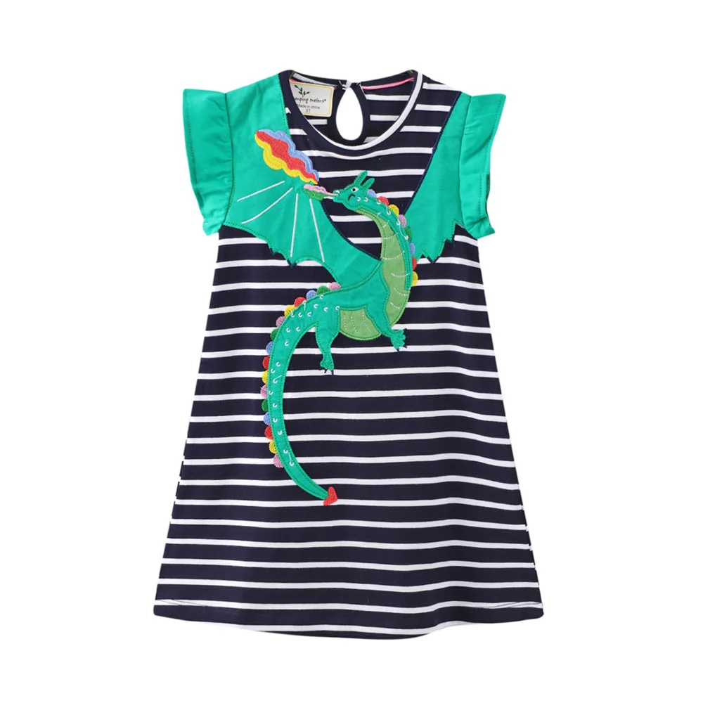 

Girl Short Sleeve Casual Dress T Shirt Dresses Summer Cotton Outfit, Pink