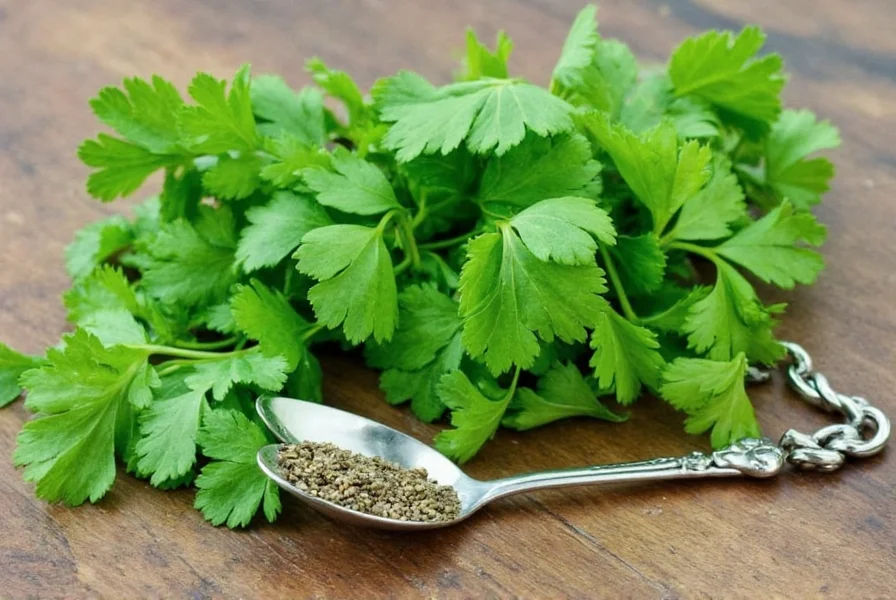 Spicy chickpea curry with cilantro seeds