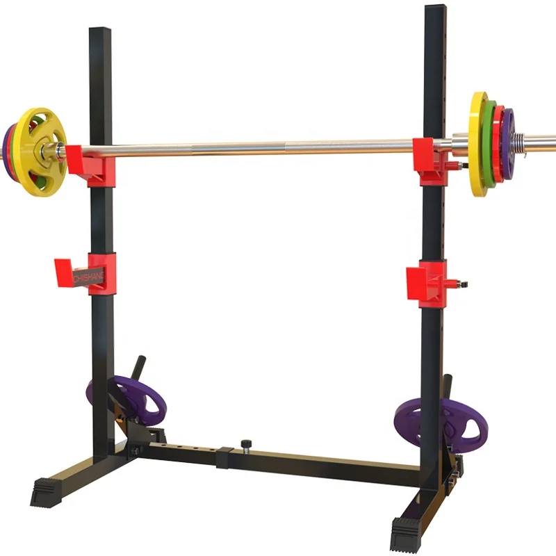 

Cheap price barbell stand half squat rack maquina gimnasio poleas rack de gimnasio, Customized color