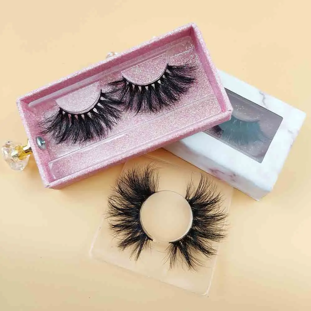 

Wholesale eyelashes rodan field lash boost 200 Styles lash siberian 25mm 3d lashes vendors custom eyelash packaging