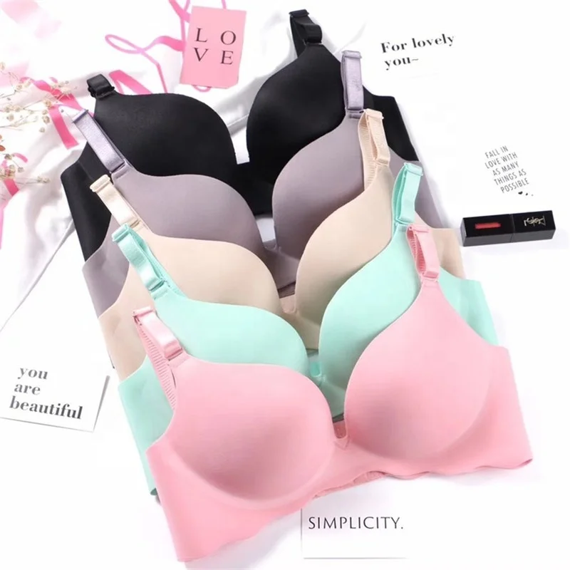 Quick Delivery Colorful Seamless Push Up Sexy Women Bra