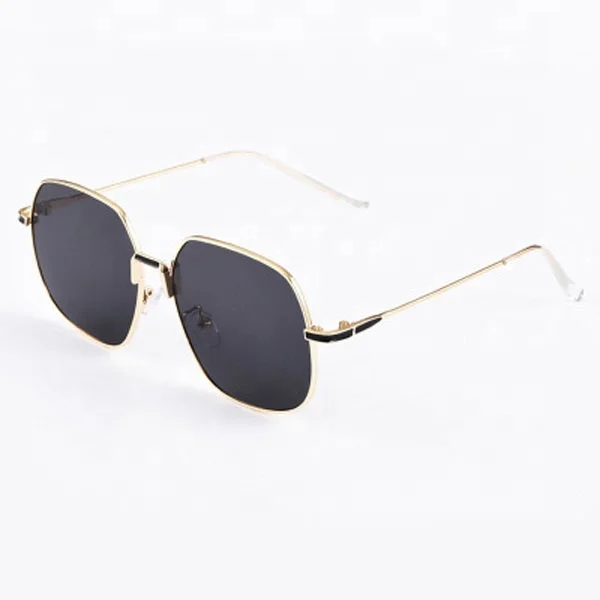 

2020 new arrivals wholesale custom logo fashion square metal frame gafas de sol trendy shades sun glasses sunglasses women men, Customized color