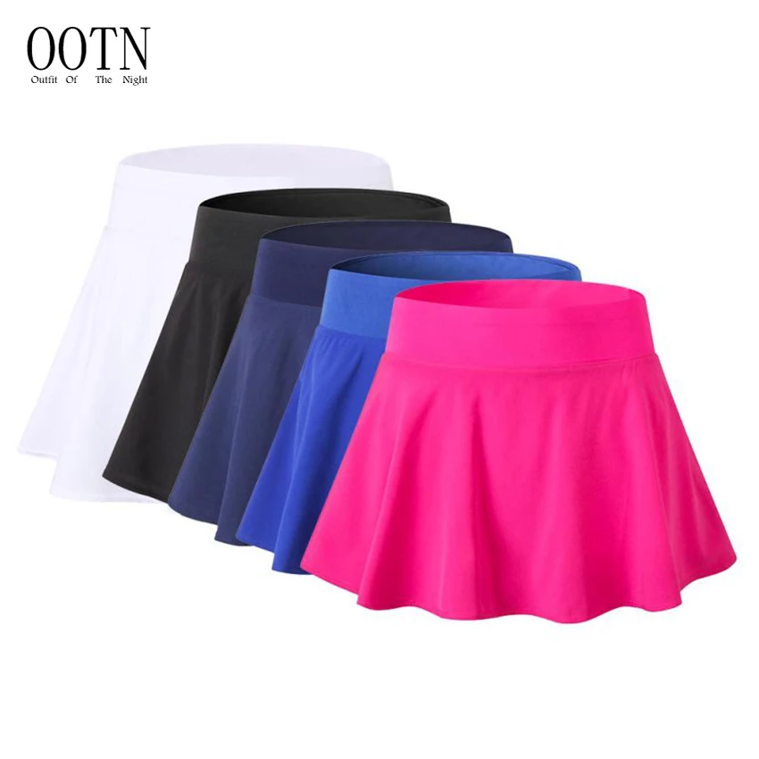 

OOTN Badminton breathable Quick drying Women Sport Anti Tennis Skirt 2020 Sports Tennis yoga Skorts Fitness Short Skirt