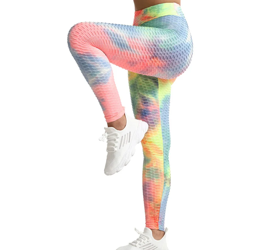 

Yiwu maizi tiktok running pants leggings butt lifting tie dye soft workout tights yoga legging for women 2021