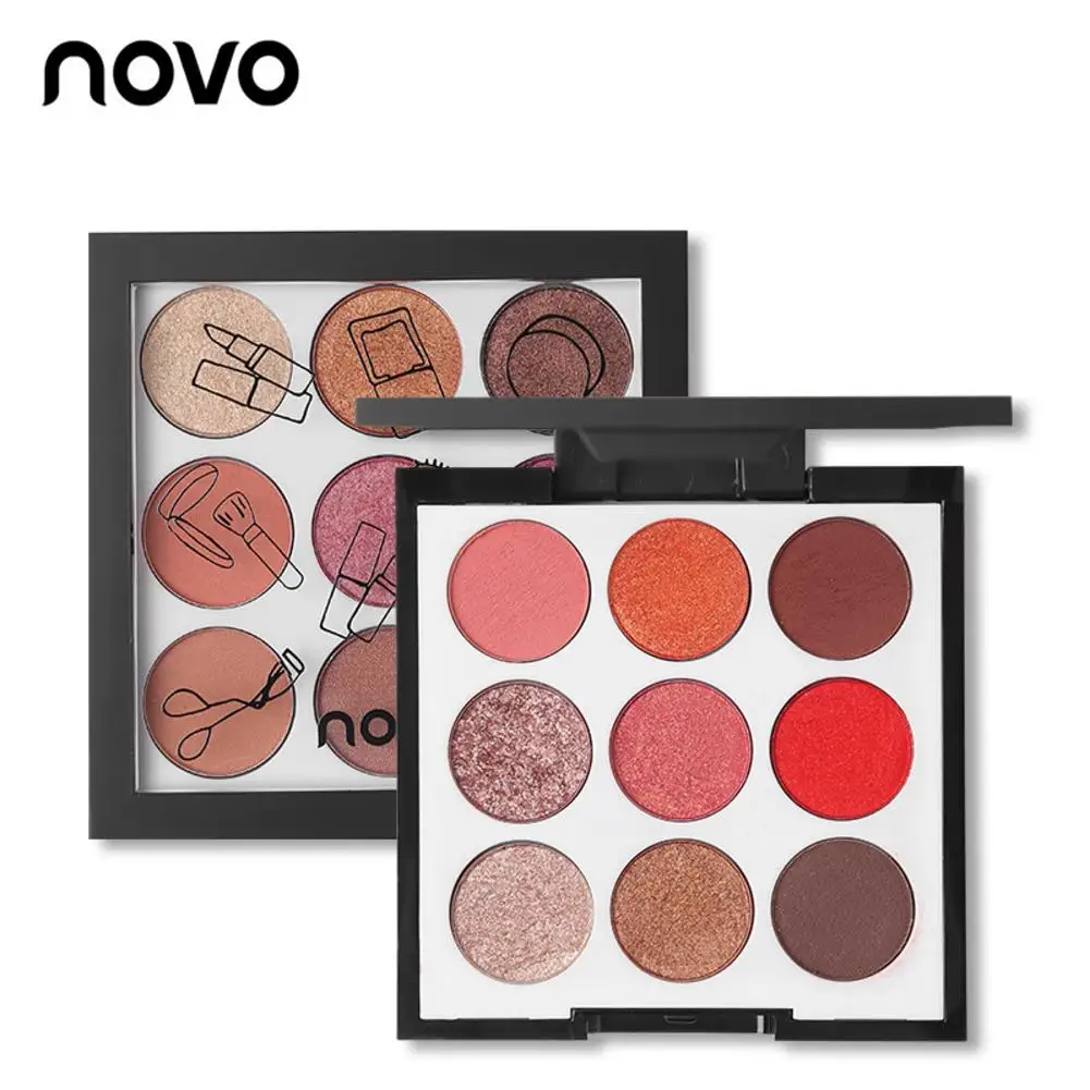 

9 Colors Glitter Eye shadow Palette Matte Eye Shadow Palette Shimmer And Shine Diamond Eye shadow Powder Pigment Cosmetics