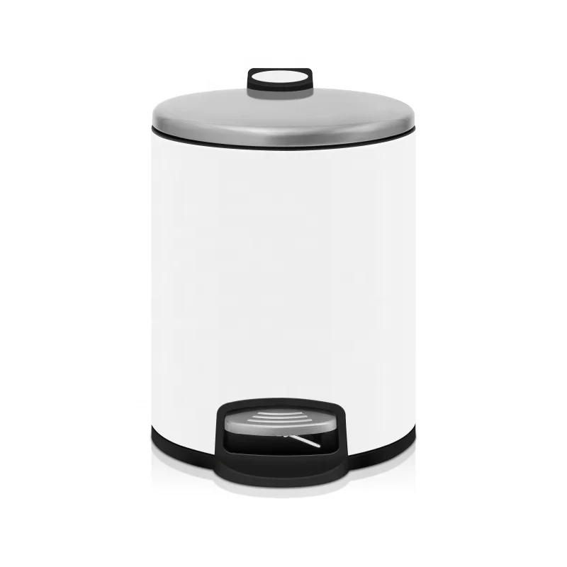 

Modern life household trash can office sorting garbage can with lid, Mint green,pink,grey and white