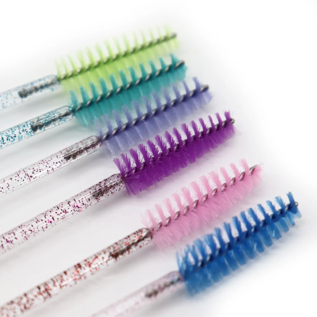 

2021 Carlina makeup brushes for volume eye lashes extension strip lashes, Colorful