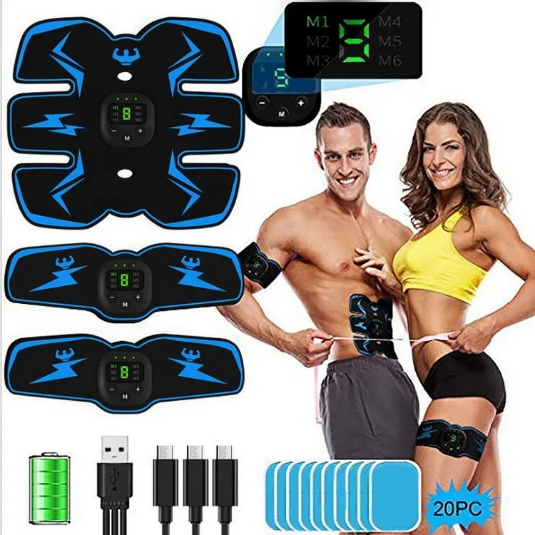 

Huanwei Wireless Muscle Stimulator Abdominal Muscle Exerciser Body Massager For EMS Stimulation Body Slimming Beauty Machine