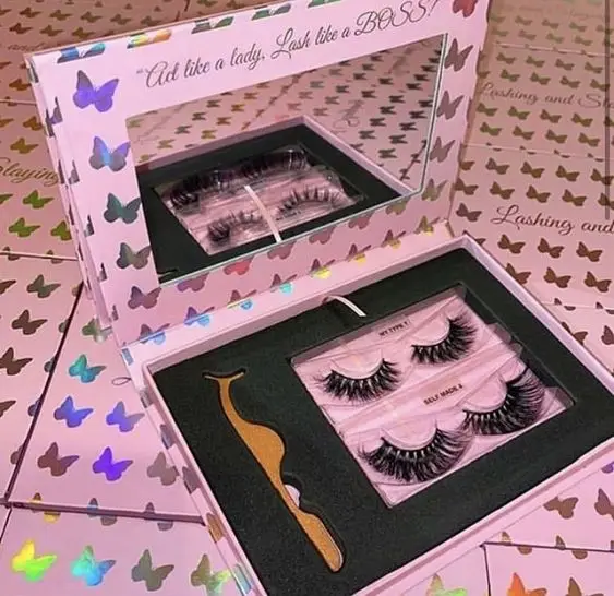 

2020 hot sale natural soft 25mm mink eyelash vendor 3d faux mink eyelashes custom lash book