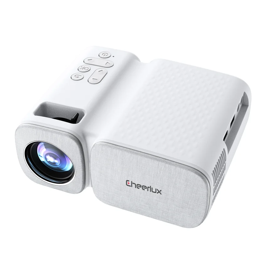 

CHEERLUX C11 Home pocket projector led beamer Mini Projector with Screen Mirroring Airplay Projector