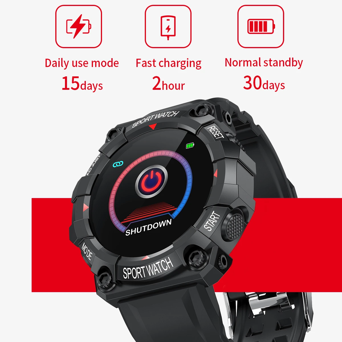 

Fashion Smart Watch Ladies Heart Rate Blood Pressure Multifunctional Sport Watch Men Woman Waterproof Smartwatch Women