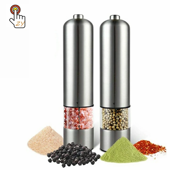 

Factory USA/UK Suppliers Electric Salt Pepper Grinder/Salt and Pepper Grinder Set Battery Operated