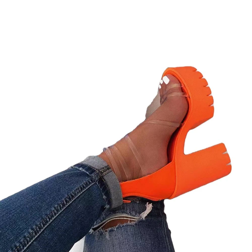 

Explosive style European and American high heel sandals sexy high heels new fashion super high heel women's shoes, Picture