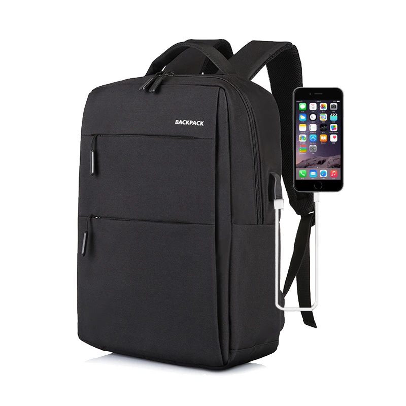 

Black large unisex cool anti-theft bagpack travel leisure laptop waterproof anti theft backpack with usb charging port, Any colors can be customized