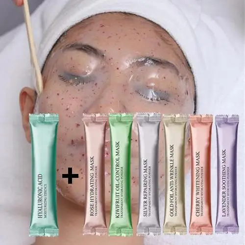 

Korean Custom Logo Face hydrojelly Cleansing Anti Aging Moistrising Organic Hydra Facial Rubber Peel Off Hydro Jelly Mask Powder