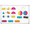 Simply Magic 138 PCS Magnetic Fraction Tiles & Fraction Circles - Math Manipulatives for Elementary School - Fraction Magnets &