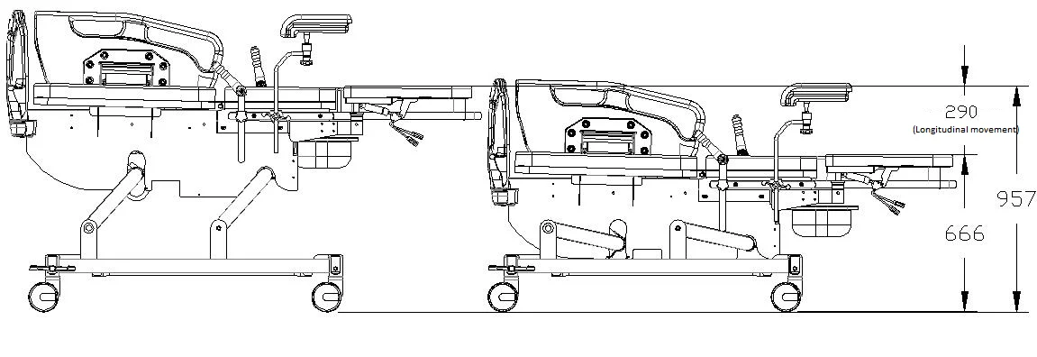 Electric Obstetric Delivery Operation Table And Obstetric Bed For Pregnant Woman