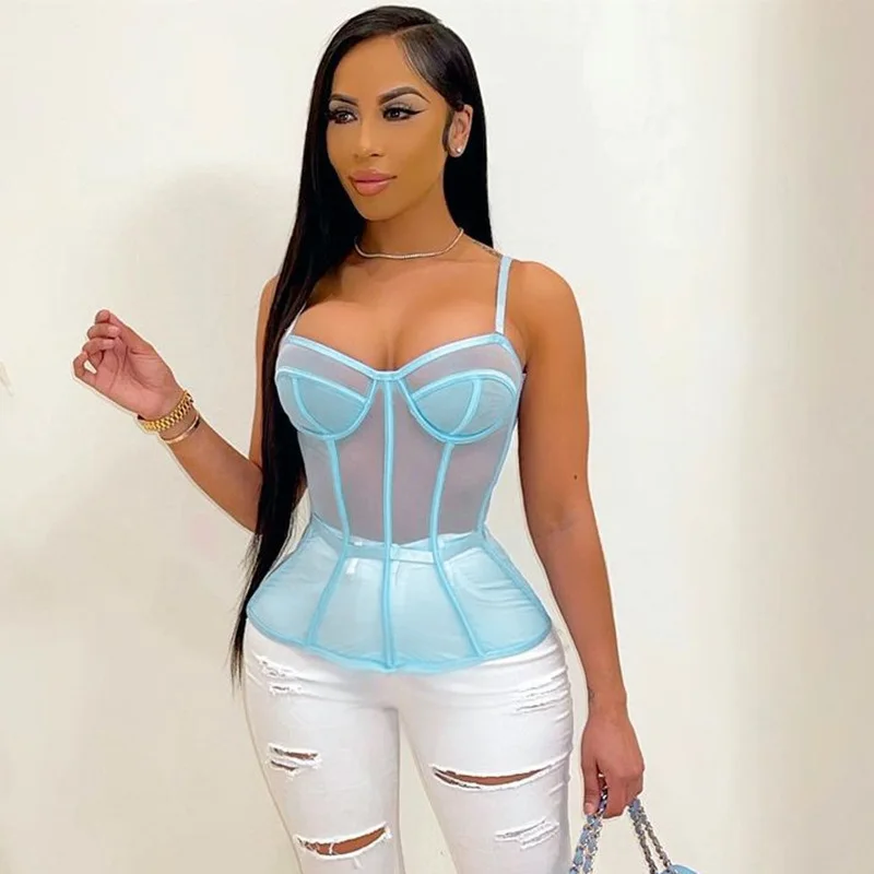 

FS4625A Trending women clothing sexy lady sleeveless tank tops