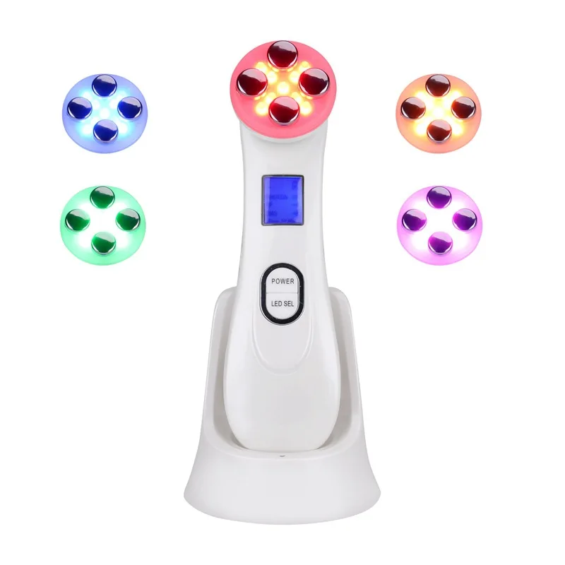 

Private Label Multifunctional Salon Skin Care Therapy RF EMS Led Device Microcurrent Facial Beauty Devices