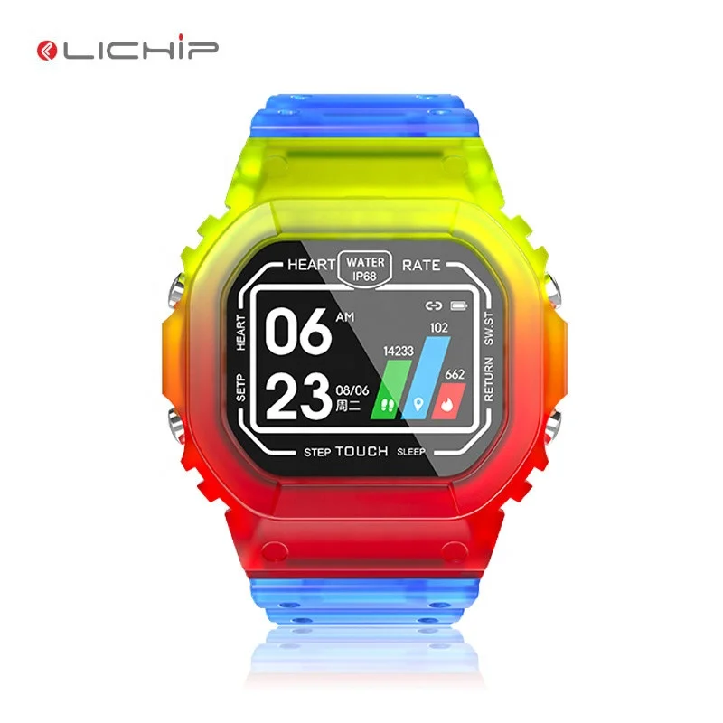 

LICHIP l18 f3 k18 s8 sw08 aw08 s3 q7s g5 s11 m7 g6 a2 sw007 s2 X2 smart watch smartwatch K16, Black, white,red