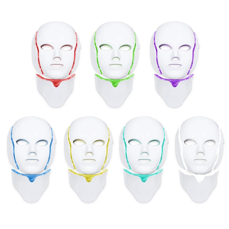 

led therapy 7 colors phototherapy led light masks