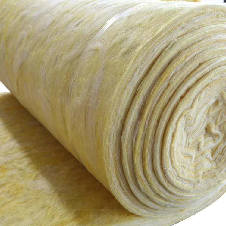 10Kg/M3 100Mm Glass Wool Heat Insulation Materials Sound Isolation Glass Wool For Air Condition Duct