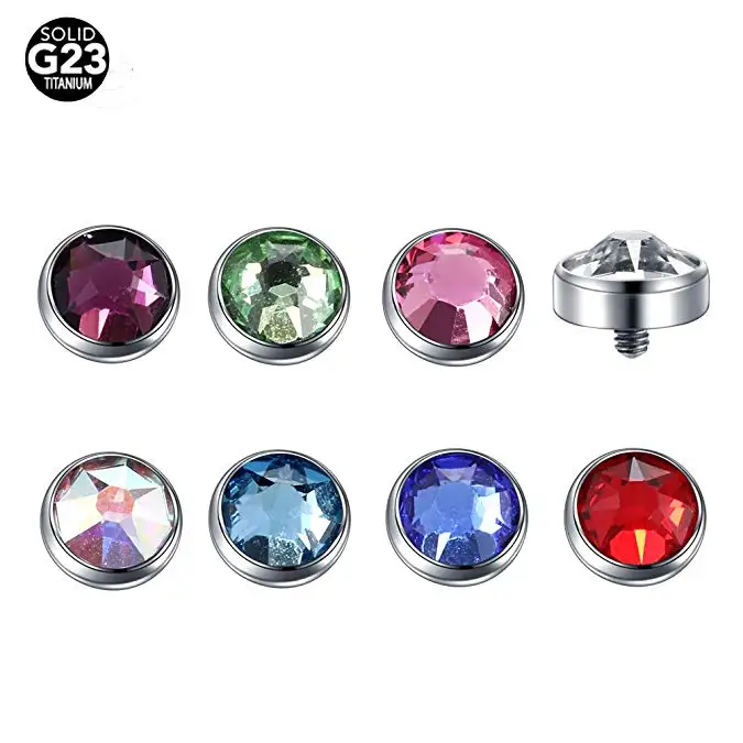 Gaby ASTM F136 Titanium G23 Dermal Anchor Body Piercing Jewelry