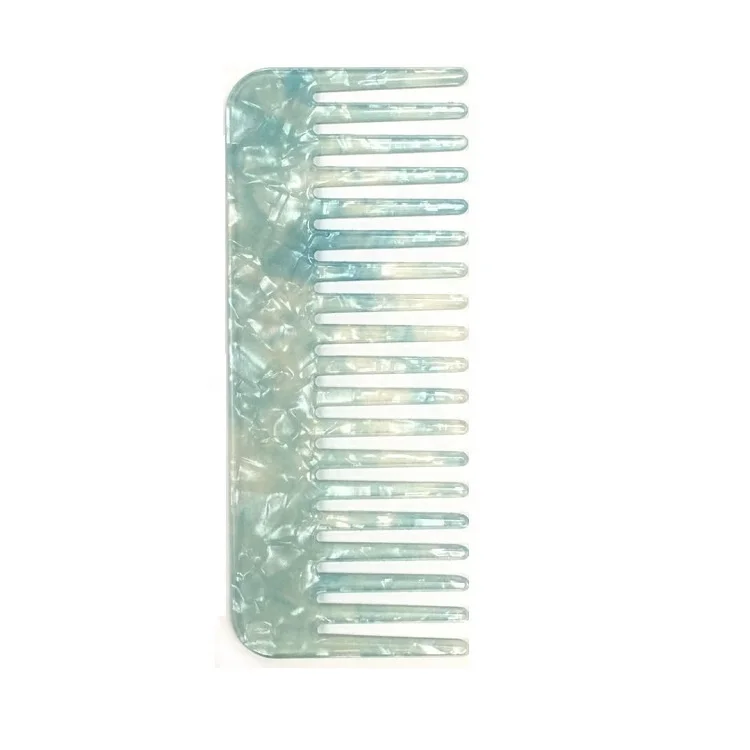 

Hot Selling Wholesale Cheap Cellulose Acetate Wide Tooth Hair Comb for Home Salon, Picture